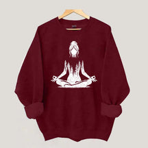 Yoga Pose Forest Sweatshirt