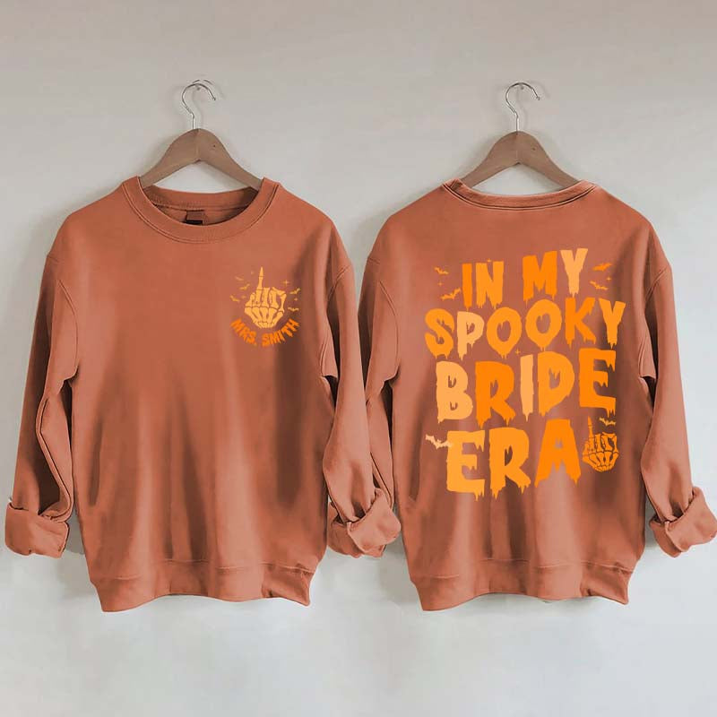 In My Spooky Bride Era Halloween Sweatshirt