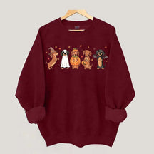 Cute Wiener Dog Halloween Dachshund Sweatshirt