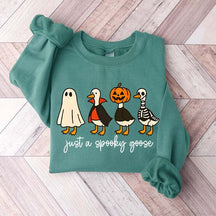 Halloween Just a Spooky Goose Sweatshirt