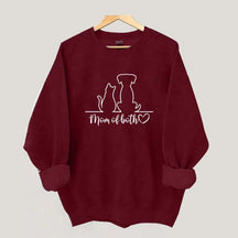 Cat And Dog Lover Sweatshirt