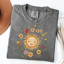 Retro Sunflower Summer Vibes T-Shirt