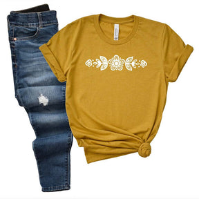Butterfly Gold Pyrex Pattern T-Shirt