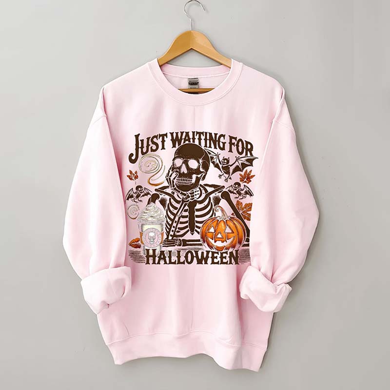 Just Waiting For Halloween Sweatshirt