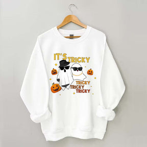 It's Tricky Tricky Tricky Halloween Sweatshirt