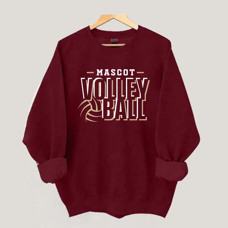Custom Volleyball Lover Team Sweatshirt