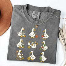 Cute Goose Crocheting T-Shirt