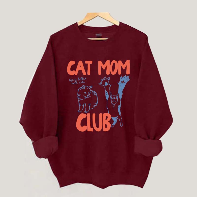 Funny Cat Mama Sweatshirt