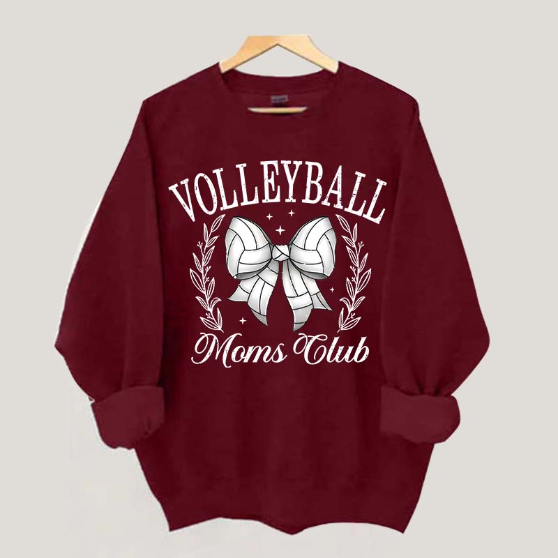 Volleyball Moms Club Sweatshirt