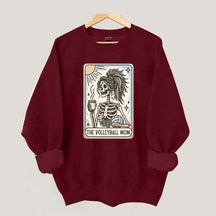 Volleyball Mom Tarot Card Sweatshirt