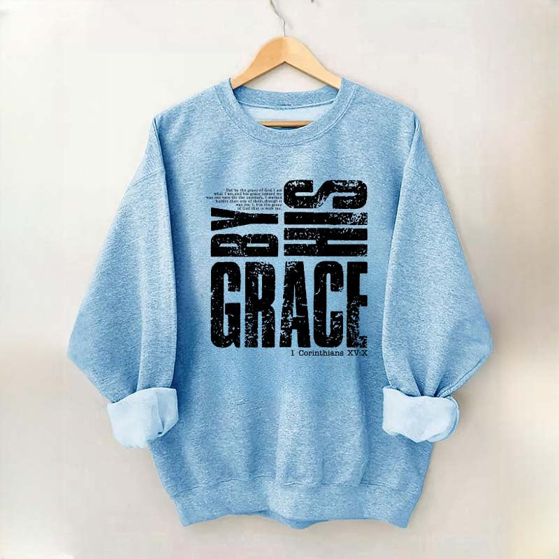By His Grace Religious Sweatshirt