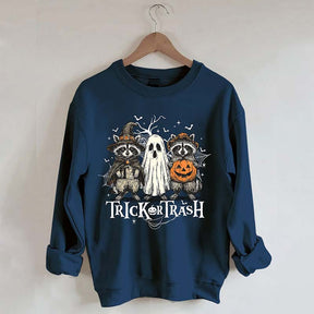 Boo Ghost Racoon Feral Sweatshirt