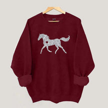 Glitter Horse Sweatshirt