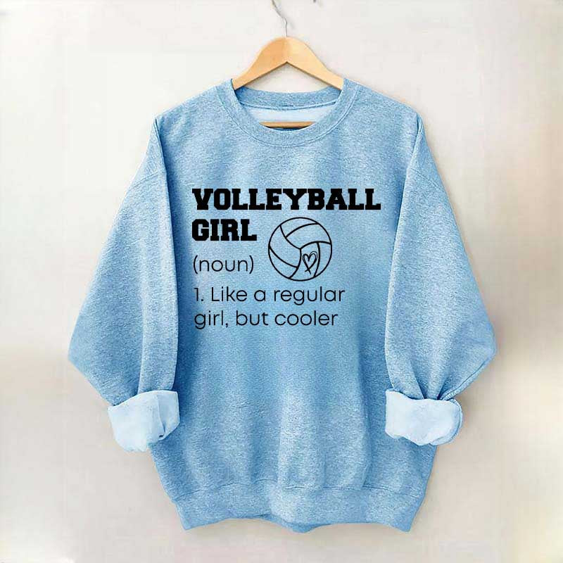 Volleyball Girl Explanation Sweatshirt