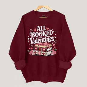 Book Lover Valentine Sweatshirt