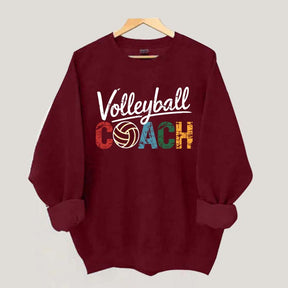 Comfort Color Volleyball Coach Sweatshirt