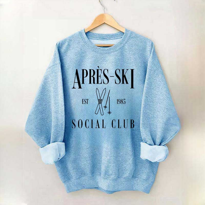 Apres-Ski Social Club Skiing Sweatshirt