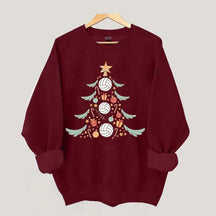 Volleyball Christmas Mom Holiday Sweatshirt