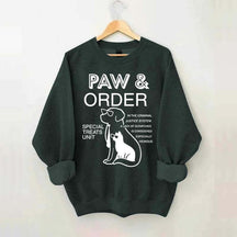 Paw And Order Fur Mama Sweatshirt