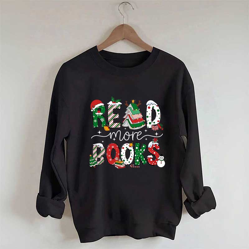 Christmas Reading Book Sweatshirt