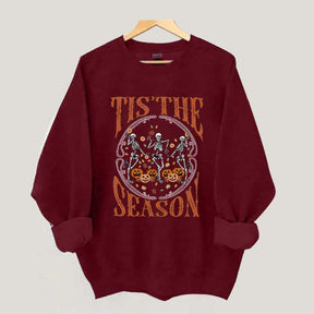Tis The Season Skeletons Dancing Sweatshirt