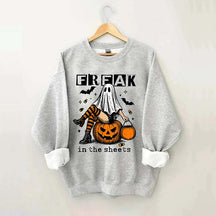 Funny Freak In The Sheets Ghost Girl Sweatshirt