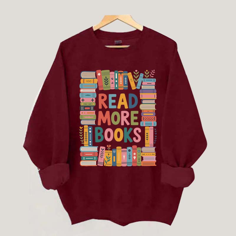 Read More Books Cute Librarian Sweatshirt