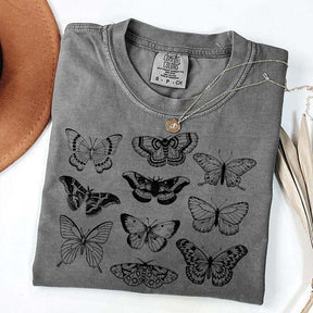 Vintage Butterfly and Moth Minimalist T-Shirt
