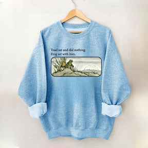 Frog And Toad Book Lover Sweatshirt