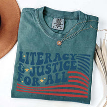 Literacy And Justice For All T-Shirt