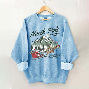 North Pole National Park Christmas Sweatshirt
