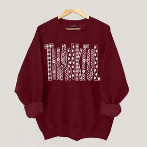 Thankful Floral Lover Sweatshirt