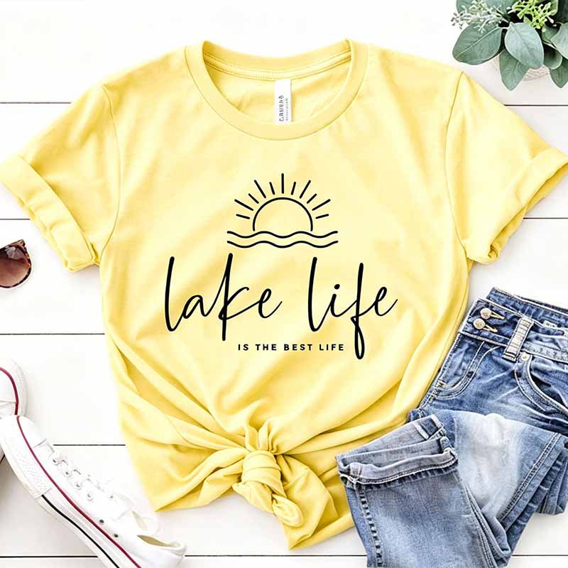 Lake Life Adventurer Vacation T-Shirt