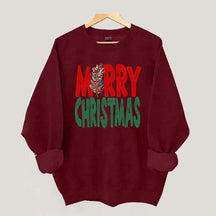 Womens Merry Christmas Sweatshirt