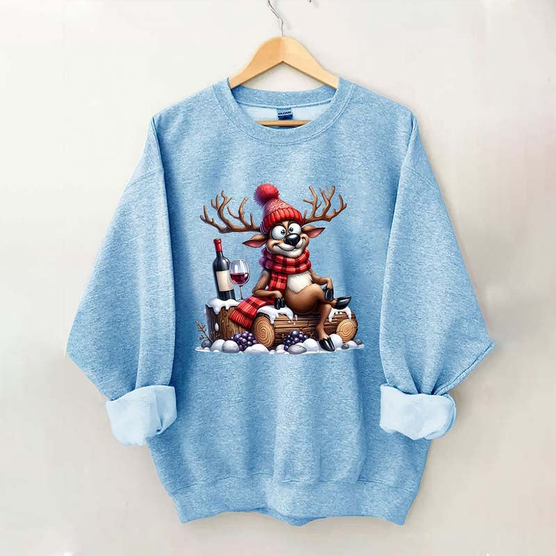 Funny Christmas Reindeer Sweatshirt