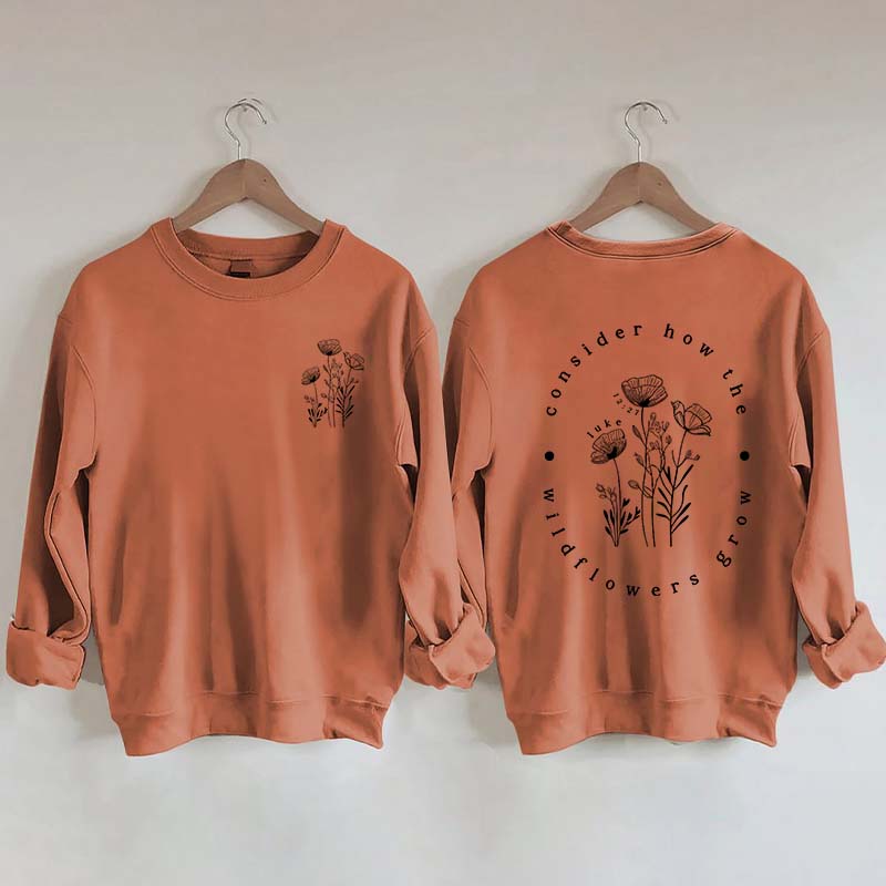 Wildflower Christian Sweatshirt | Lightweight Sweatshirt