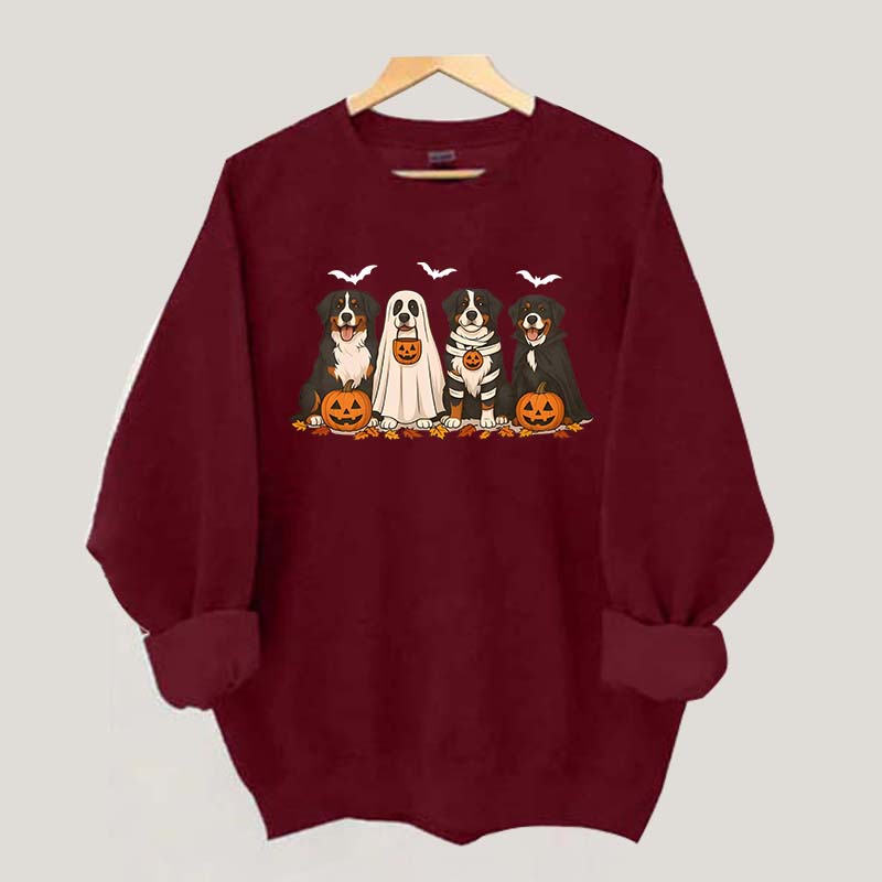 Bernese Mountain Dog Halloween Sweatshirt