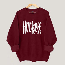Hockey Girl Cute Sweatshirt