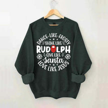Shine Like Rudolph Heathered Sweatshirt
