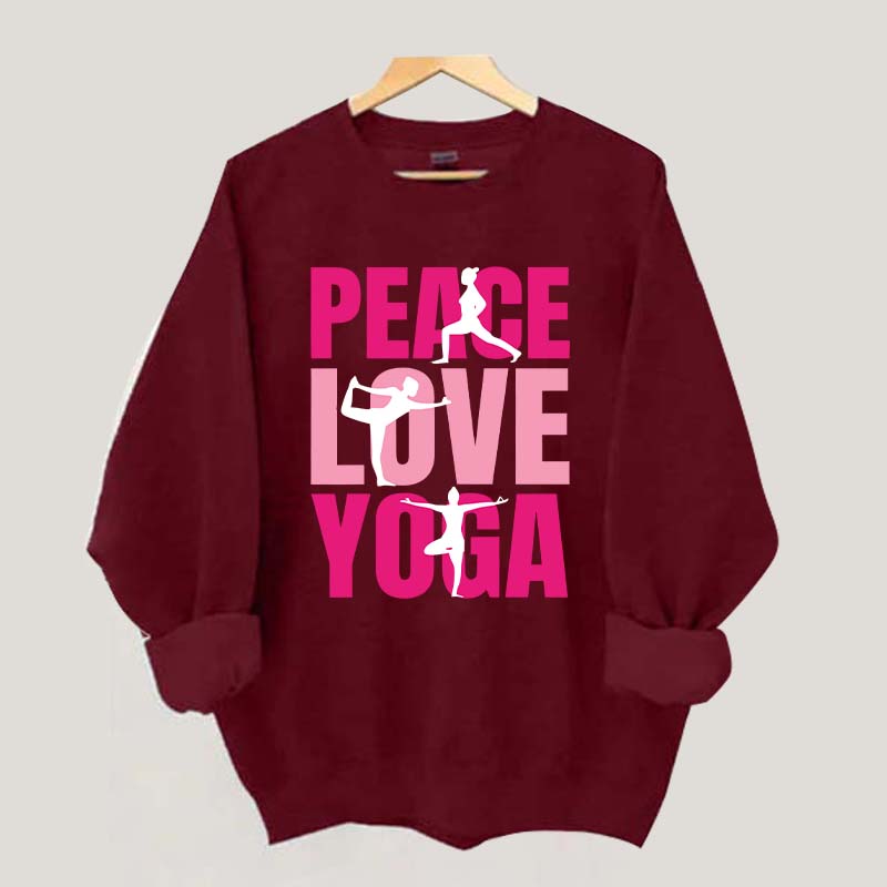 Yoga Is The Journey Back To Yourself Sweatshirt