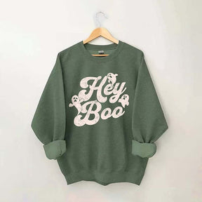 Hey Boo Halloween Sweatshirt