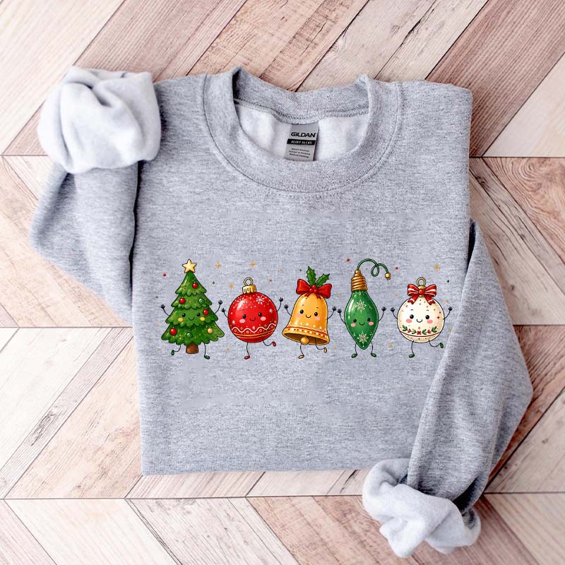 Cute Christmas Xmas Tree Sweatshirt