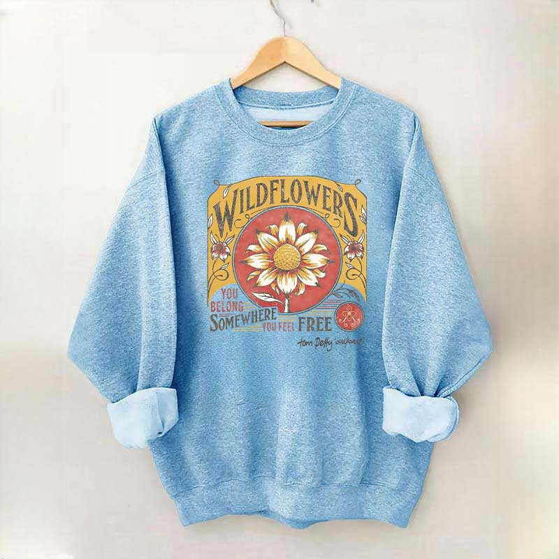 Tom Petty Wildflowers Natural Sweatshirt