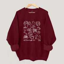 Dogs Plants & Coffee Sweatshirt