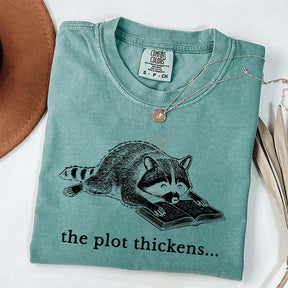 Comfort Colors Bookish Raccoon T-Shirt