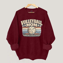Game Day Loud & Proud Volleyball Mom Sweatshirt