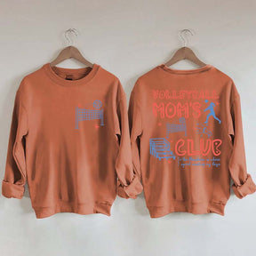 Funny Volleyball Moms Club Sweatshirt