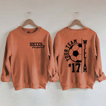Personalized Soccer Mom Season Sweatshirt