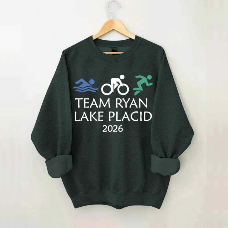 Custom Triathlon Swimming Biking Running Sweatshirt