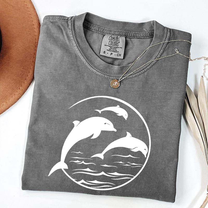 Dolphin Summer Sea Mammal T-Shirt